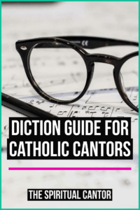 If you are a Catholic cantor, it is important to know the rules of diction and how to apply them to your ministry. #dictionrules #dictionguide #cantordiction #howtosingwithcleardiction #cleardiction #dictiontips #dictiontricks #betterdiction #dictionforsingers 