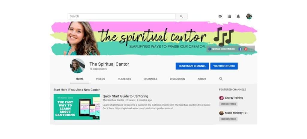 Helpful YouTube Channels for Cantors - blog post pic