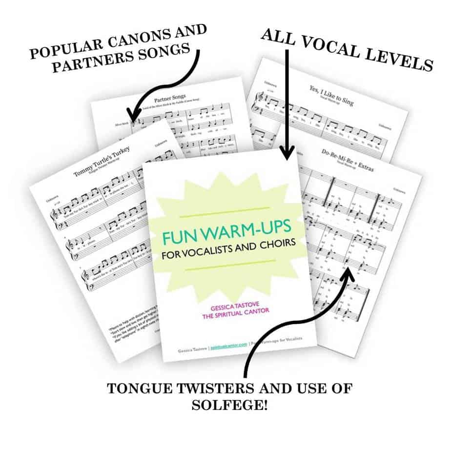 Fun warm-ups for vocalists and choirs. #freepdf #freeresource #warmupresources #warmupideas #howtowarmup