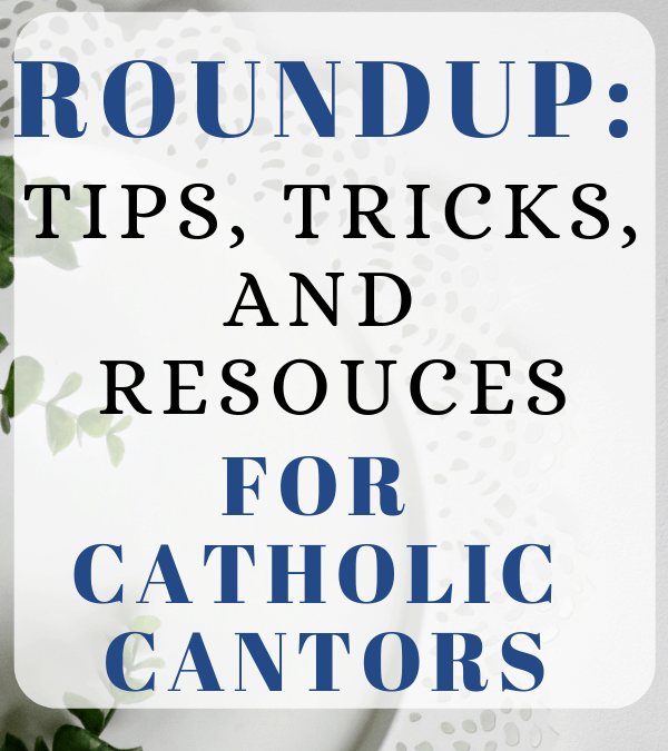 Roundup of Tips for Cantors